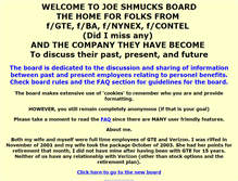 Tablet Screenshot of joeshmucksboard.org